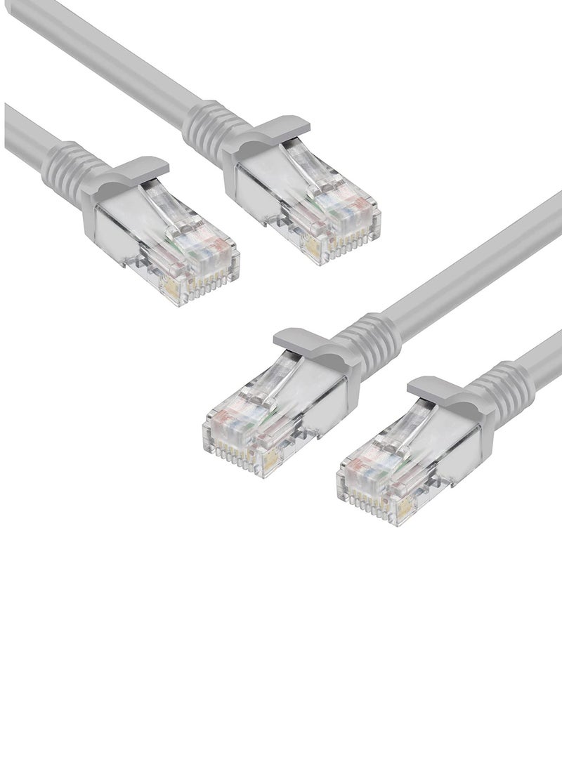 دوسالا كابل إيثرنت RJ45 Cat6 عالي السرعة، كابل LAN متوافق مع PS4 وPS3 ونينتندو سويتش وراسبيري باي 4 وجهاز التلفاز الذكي والكمبيوتر والمودم والموجه، بطول 10 أمتار. - Image 2