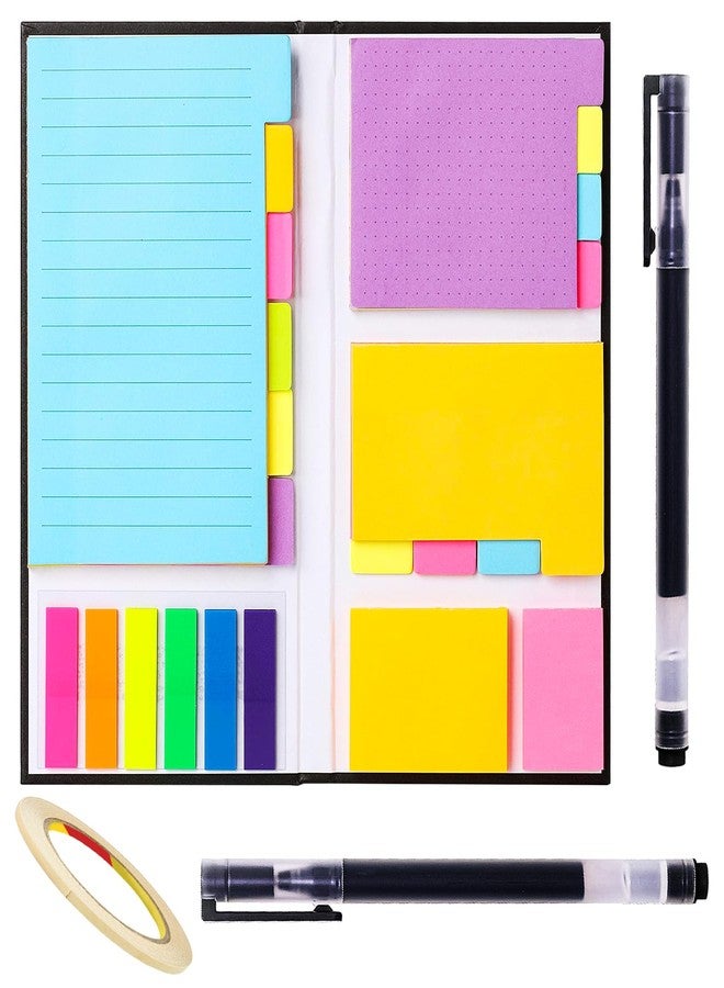 JIURUN Sticky Notes Set Tabs, 410 Pack, Divider Sticky Notes Office Supplies, Planner Sticky Notes, Sticky Note Dividers Tabs Back to School Supplies - Image 1