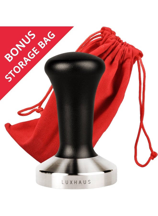LUXHAUS LuxHaus 58mm Espresso Tamper  Premium Barista Coffee Tamper with 100 Flat Stainless Steel Base  - Image 5