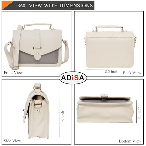 ADISA Women's Sling Bag (Gr-Off White) - Image 3