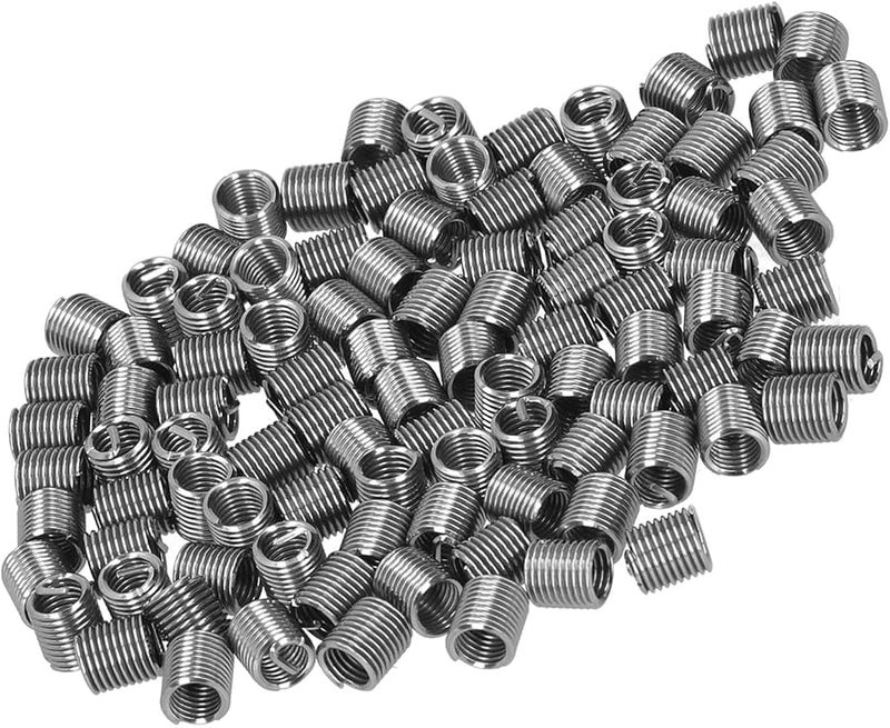 ZJchao 200 قطعة مجموعة إصلاح خيوط M6 × 1 من الفولاذ المقاوم للصدأ Helicoil أكمام مترية - Image 5