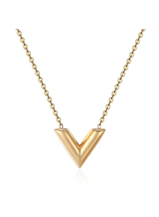 V-Shaped Pendant Necklace For Women and Girls Trendy Fashion Accessories with a Unique Minimalist Vibe Fashion Jewelry Dress - Image 1