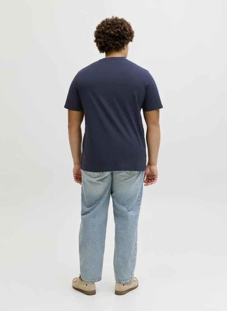 JACK & JONES Plus Size Crew Neck T-Shirt