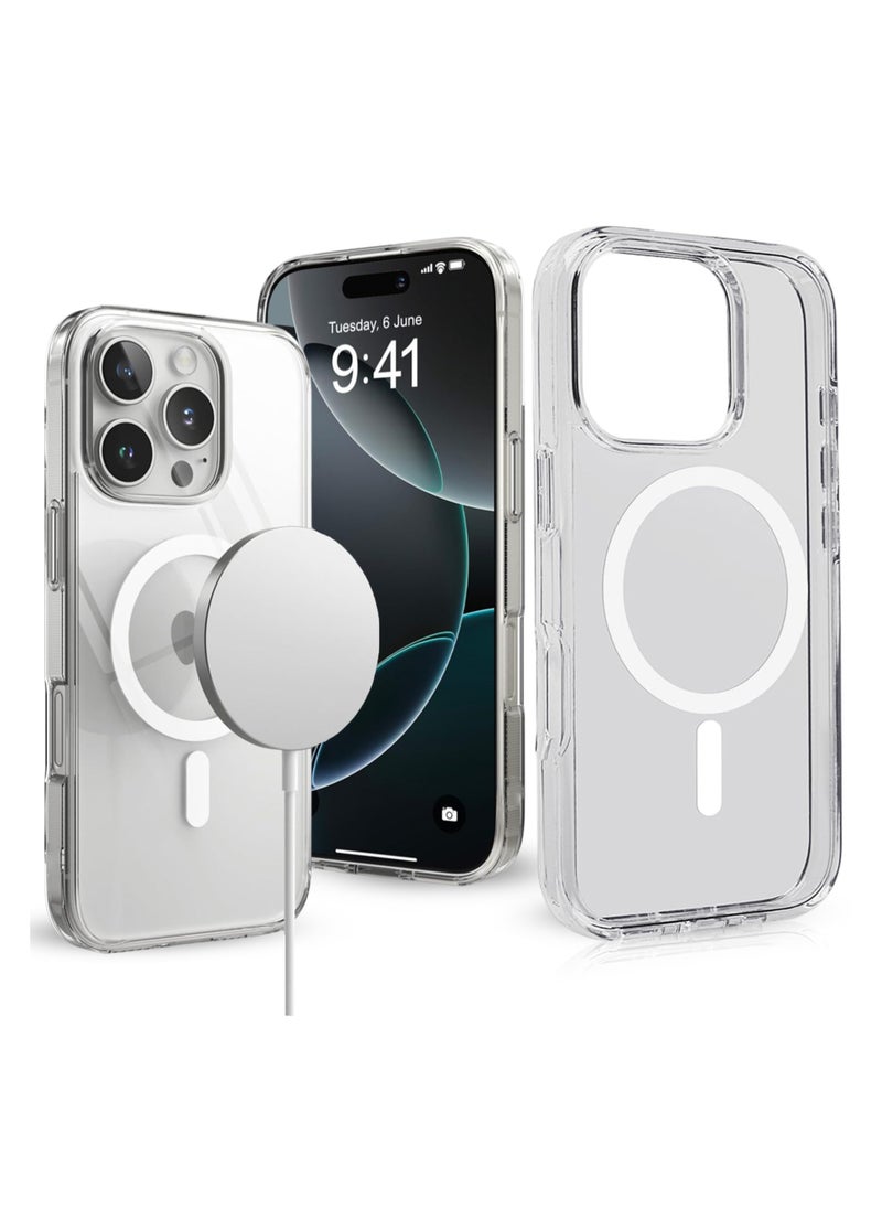 Generic - for iPhone 16 Pro 5G Case, Anti-Yellowing and Anti-Scratch Mobile Phone Case iPhone 16 Pro 5G, Clear - Image 1