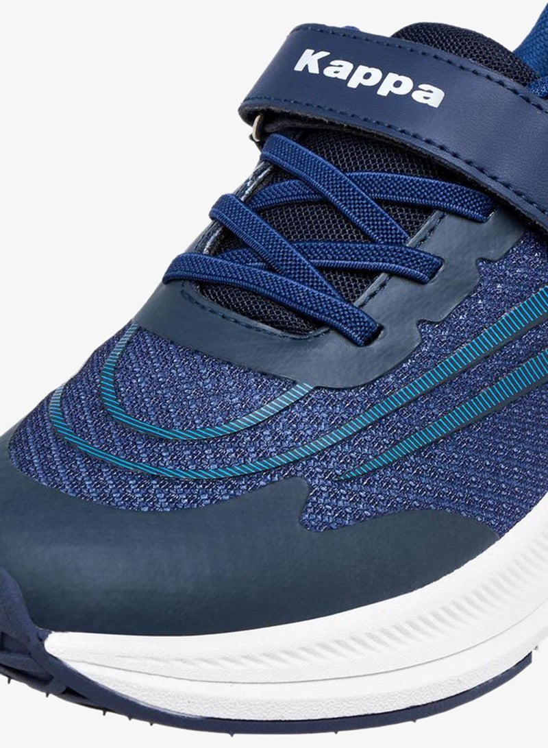 Kappa Boys' Textured Sports Shoes with Hook and Loop Closure - Image 4