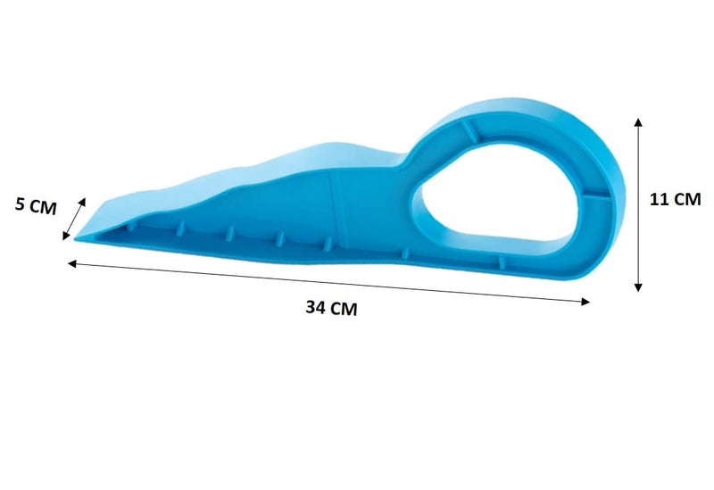 ROXA Mattress Lifter Tool/Bedsheet Tucker Tool/Bedsheet Mattress Lifter Stand/Bed Making Tool/Bed Making Accessories/Mattress Elevator Wedge (Blue, Pack of 1) (Blue) - Image 4