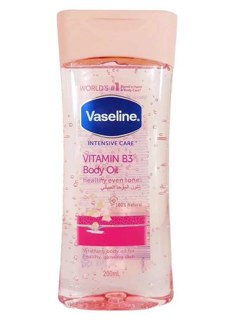 Vaseline Intensive Care Vitamin B3 Body Oil Healthy Even Tone 200 ml