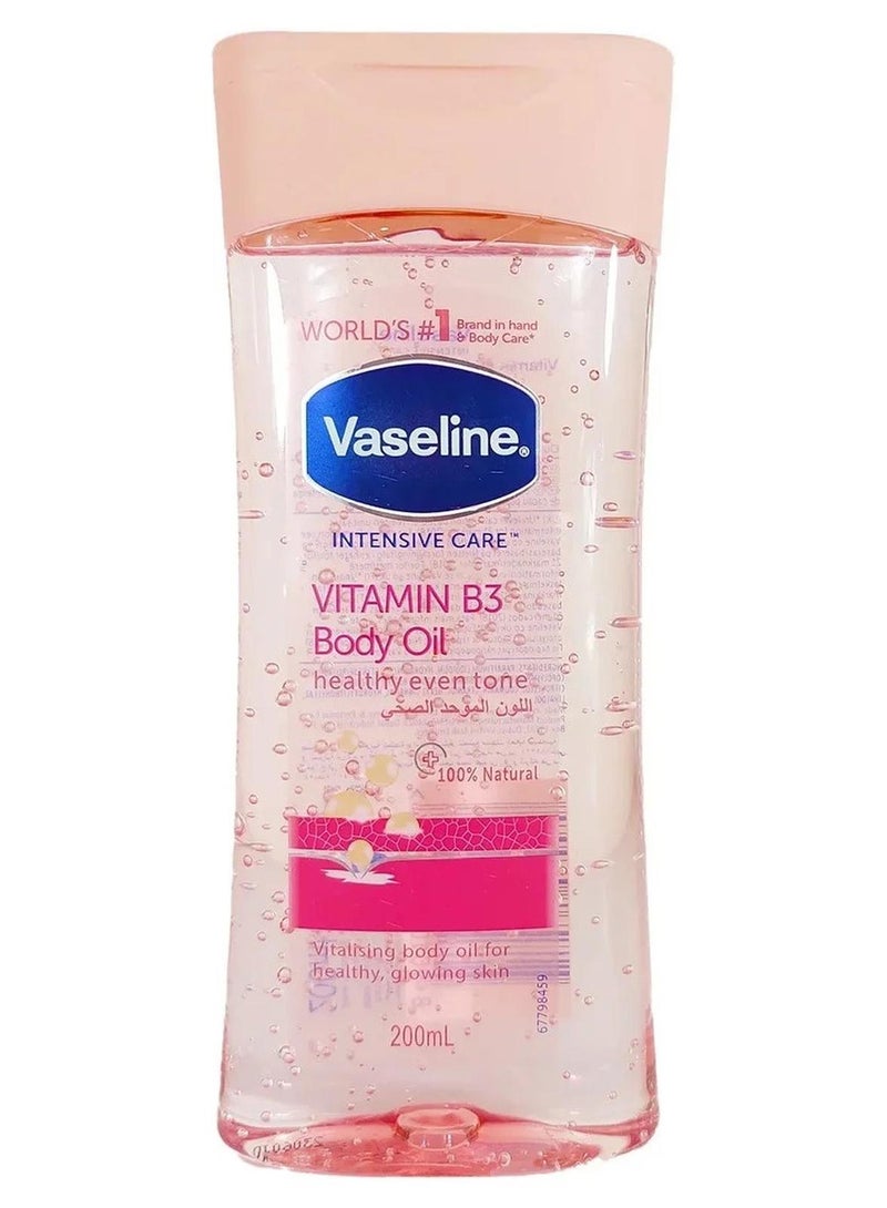 Vaseline Intensive Care Vitamin B3 Body Oil Healthy Even Tone 200 ml