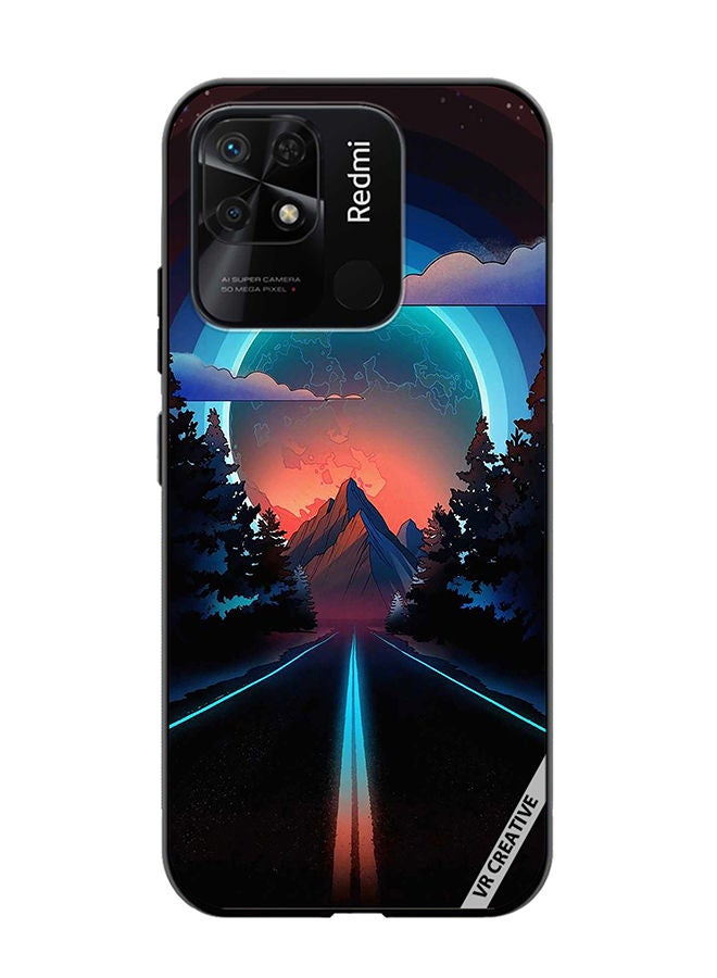VR CREATIVE Protective Case Cover For Xiaomi Redmi 10C Road To Paradise Design Multicolour - Image 1