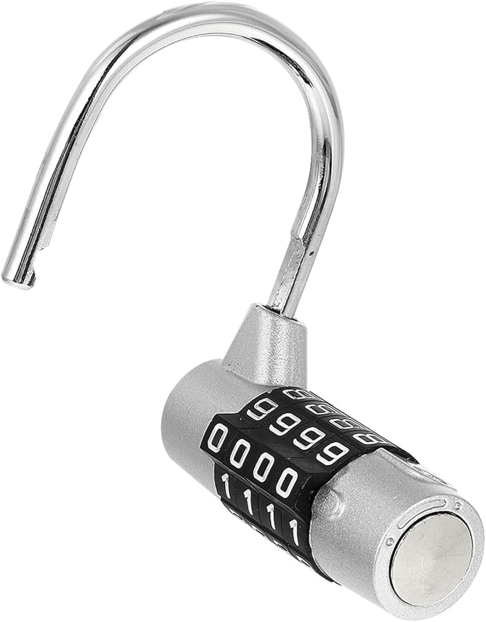 Zinc Alloy Digit Combination Padlock for Locker Cabinet Desk Mailbox Security - Image 2