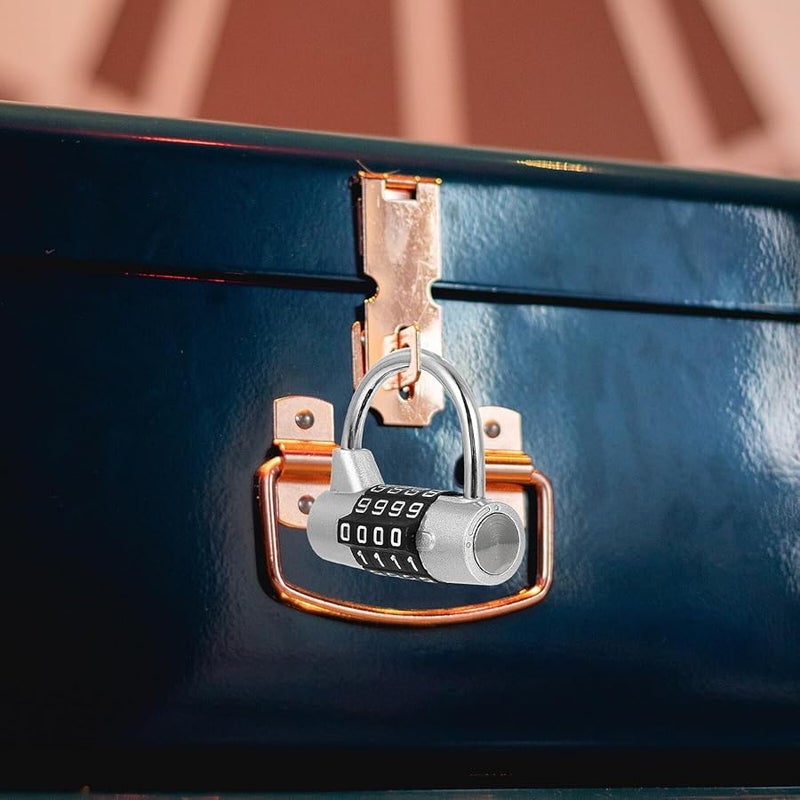 Zinc Alloy Digit Combination Padlock for Locker Cabinet Desk Mailbox Security - Image 4