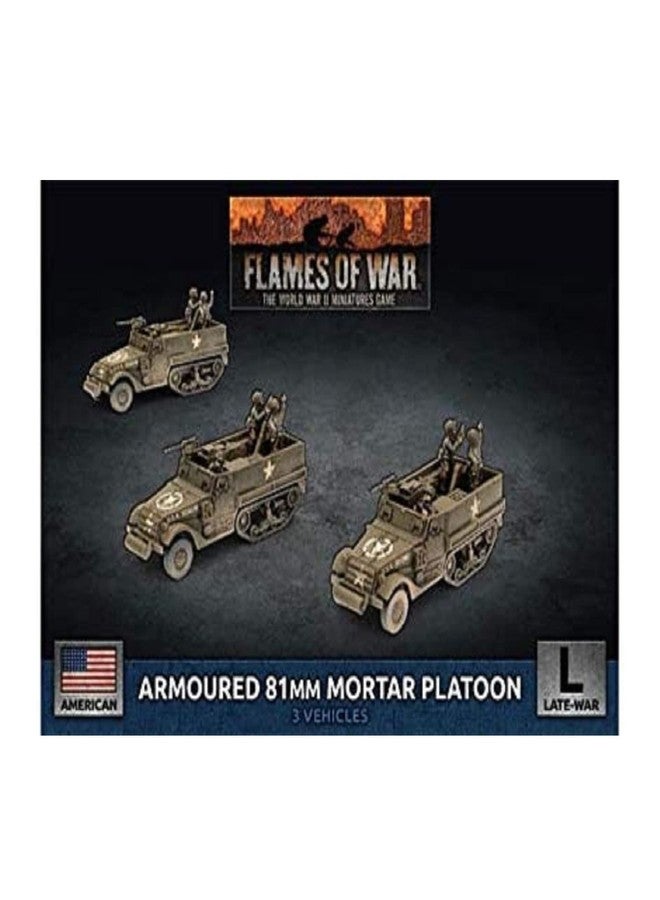 Flames of War American M4 81mm Armored Mortar Platoon (x3) - Image 1