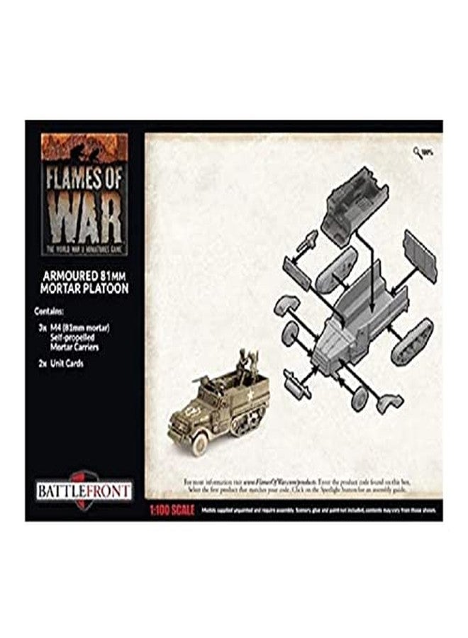 Flames of War American M4 81mm Armored Mortar Platoon (x3) - Image 2