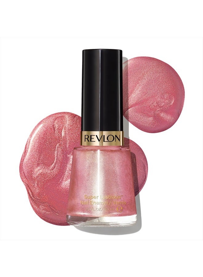 Revlon طلاء أظافر ريفلون، طلاء أظافر سوبر لستروس، مقاوم للتقشير وصيغة طويلة الأمد، لمسة لامعة عالية، 125 بلشينغ، 0.5 أونصة سائلة - Image 2
