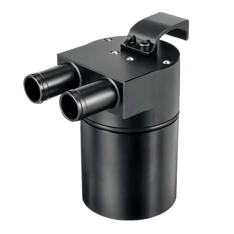 Aluminum Alloy Oil Catch Can Reservior 300ml Automotive Replacement Catch Can Breather Tank Kit Compatible with BMW N54 335i 135i E90 E92 E82 2006 2007 2008 2009 2010Black