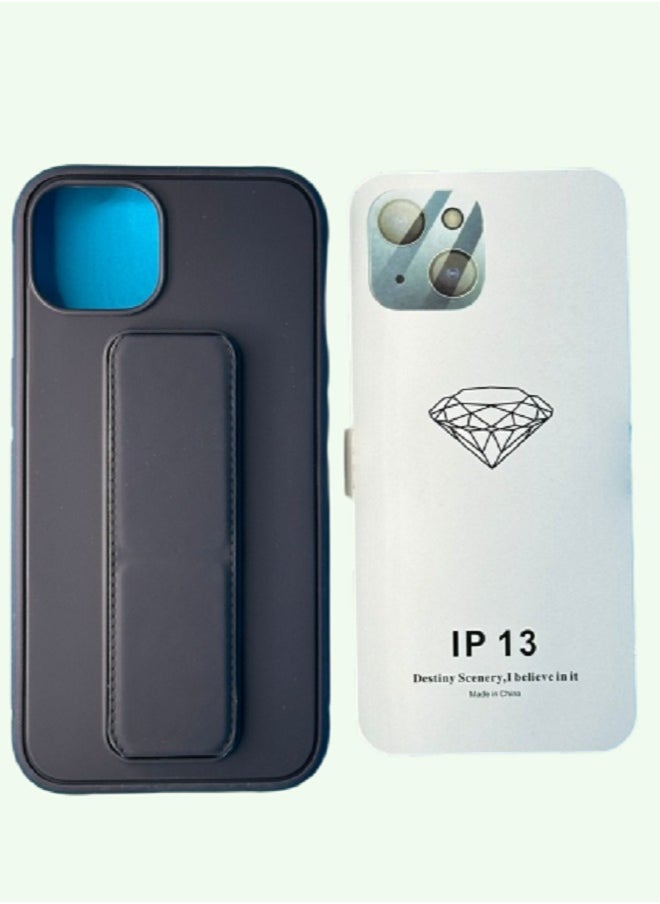 Unique Black IPhone 13 Back Cover With Handle 