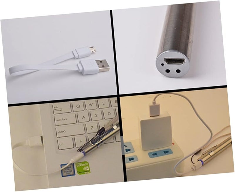 3Pcs Rechargeable LED Flashlight High Lumens Compact For Camping Hiking Outdoor - Image 3