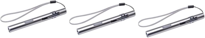 3Pcs Rechargeable LED Flashlight High Lumens Compact For Camping Hiking Outdoor - Image 1