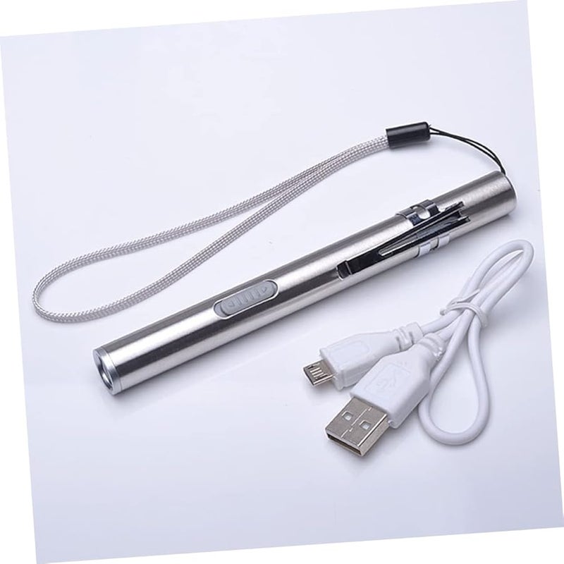 3Pcs Rechargeable LED Flashlight High Lumens Compact For Camping Hiking Outdoor - Image 4