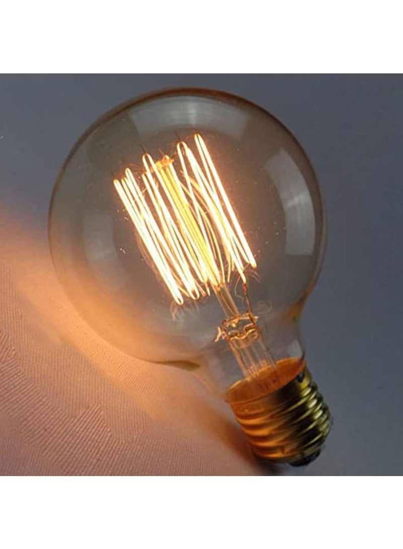 QUESERA Vintage Light Bulbs Warm White Vintage Bulb 40Watt 220 Volt Equivalent NonDimmable - Image 2
