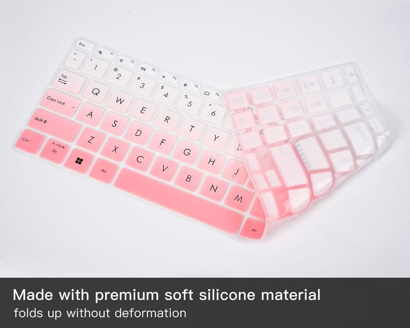 DAMMOMKO 2PCS Keyboard Cover for ASUS VivoBook 16X OLED F1605VA F1603 M1603 X1603 M1605, VivoBook Pro 16X OLED K3605 K6602 TN3604, VivoBook Pro 15X K6501 M6501 K3502 M3502 M1503, Vivobook Go 15.6" E1504FA - Image 3