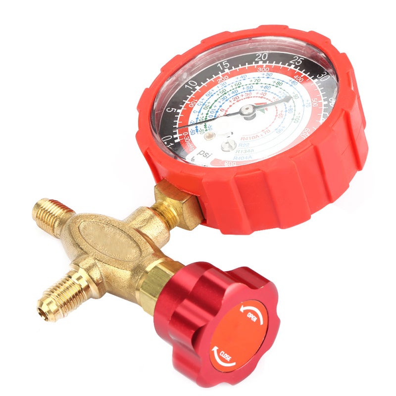 Hongsen Manifold Gauge: Plastic & Metal, 800psi Max Pressure - Perfect Match For R404a R22 R410 R134a, Easy To Install & Read for HVAC System Repair - Image 5
