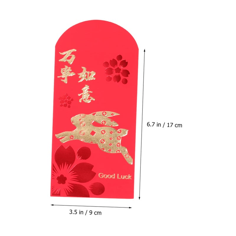 24pcs Cartoon Pattern Red Envelopes For Chinese New Year And Special Occasions - Image 3