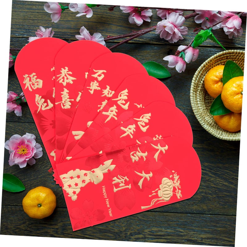 24pcs Cartoon Pattern Red Envelopes For Chinese New Year And Special Occasions - Image 5