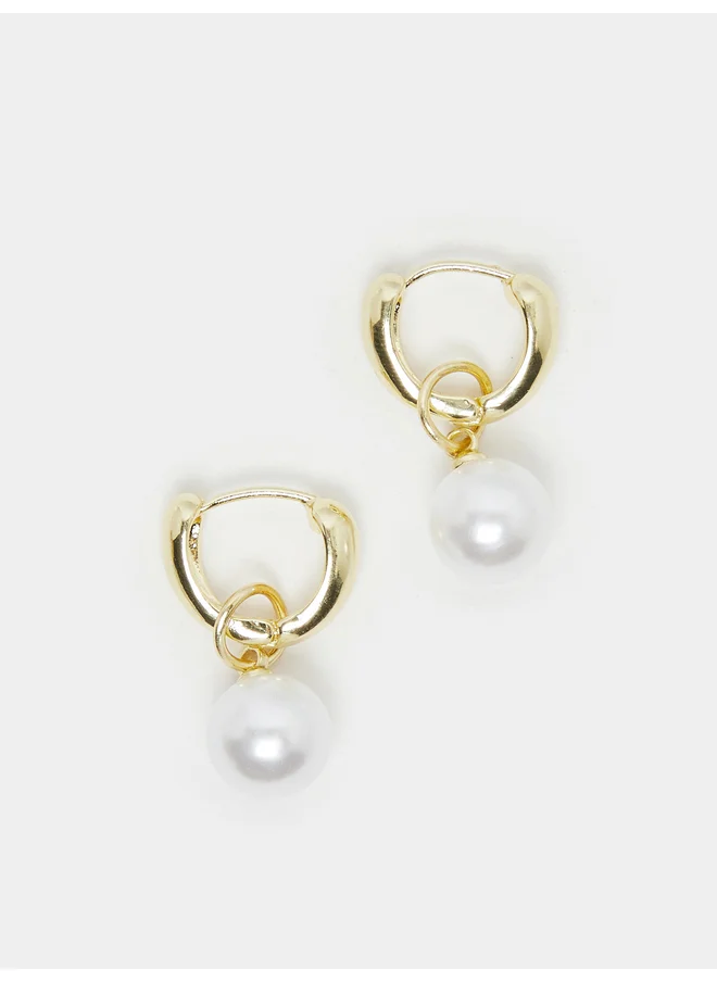 ستايلي Styli Pearl Drop Dangle Earrings