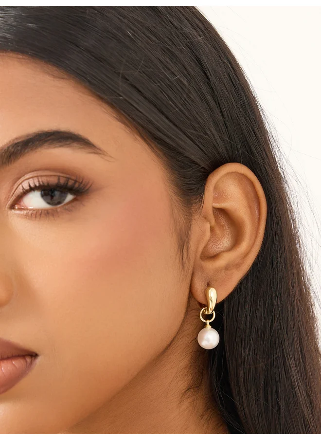 ستايلي Styli Pearl Drop Dangle Earrings