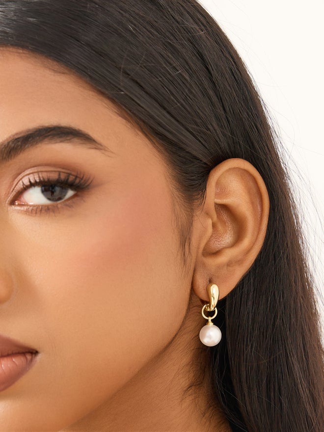 Styli Styli Pearl Drop Dangle Earrings  - Image 2