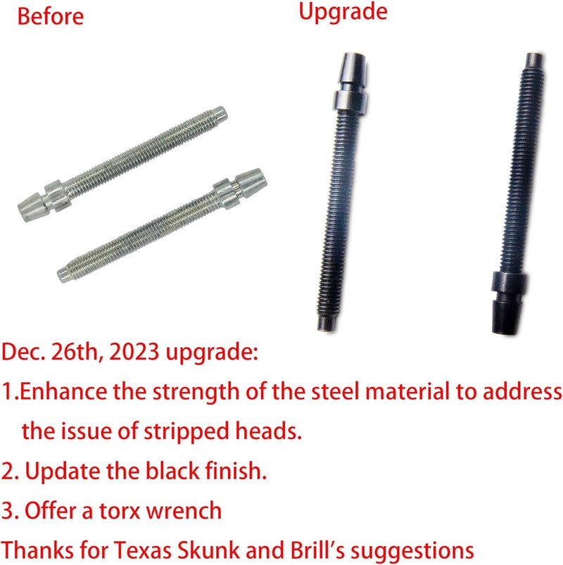 Sheisor Headlight Adjustment Screws for Jeep Wrangler - Image 3