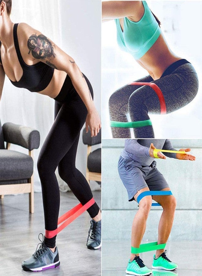 VIRTUAL WORLD Resistance Loop Bands 5 Latex Set for Squats, Stretching, Strength Training Exercises, HIPS, Legs, Physical Therapy, Home Gym Fitness & Glutes Heavy Workout for Men and Women - Image 4