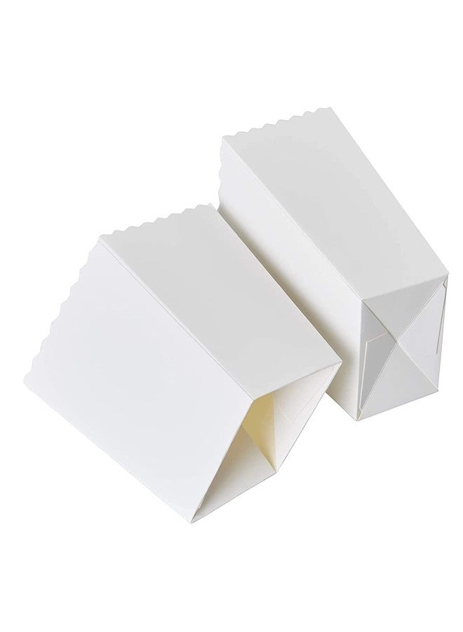 BLUE PANDA 100 Pack White Popcorn Boxes Bulk for Party - White Popcorn Containers for Movie Night & Carnival Decorations - 46 oz Paper Box (7.8 x 4.25 x 4.25) - Image 4