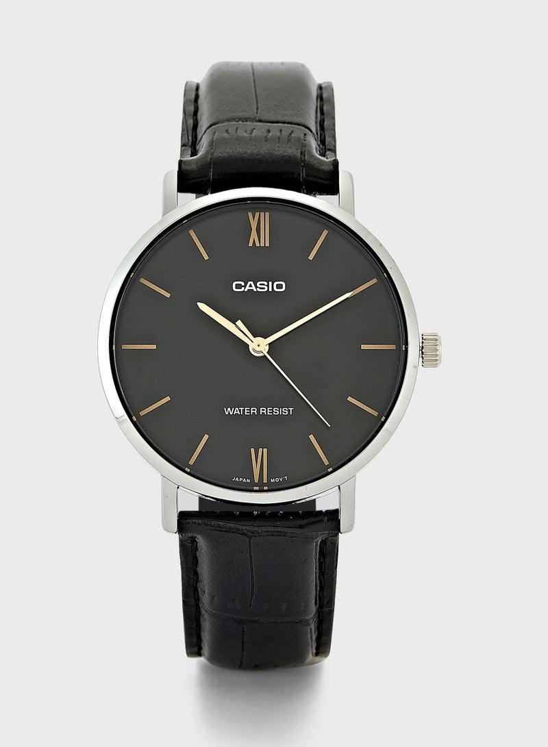 CASIO Mtp-Vt01L-1Budf Analog Watch - Image 1