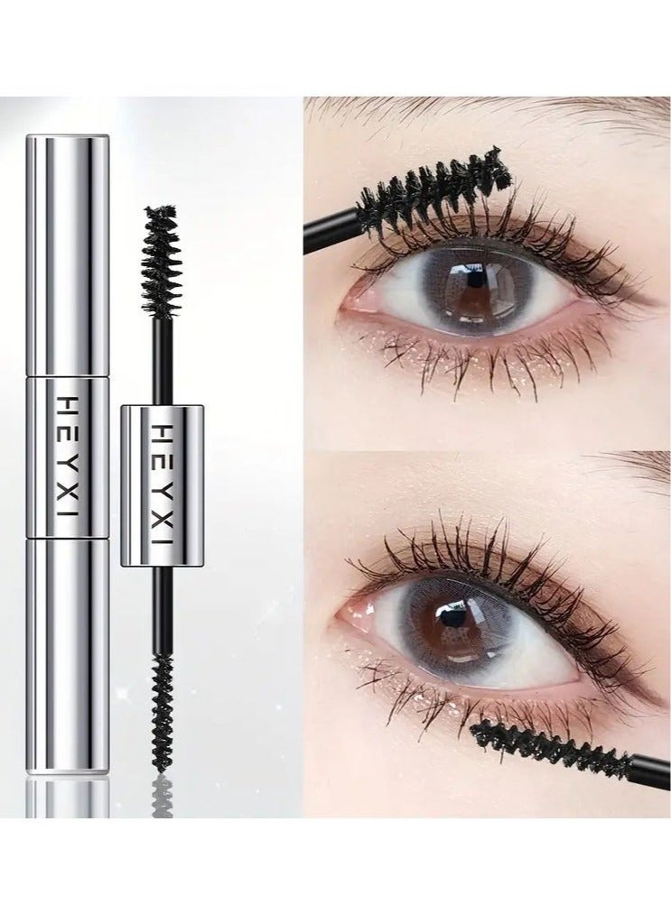 هايكسي ماسكارا heyxi المزدوجة النهاية-مقاومة للماء ، مقاومة للعرق ، طويلة الأمد واللطخة مقاومة لجميع أنواع البشرة ، أسود - Image 1