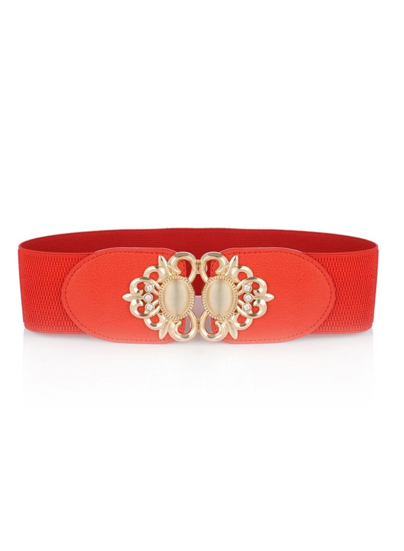 Loquat Jewel Set With Diamond Elastic Girdle 60-90cm Red 