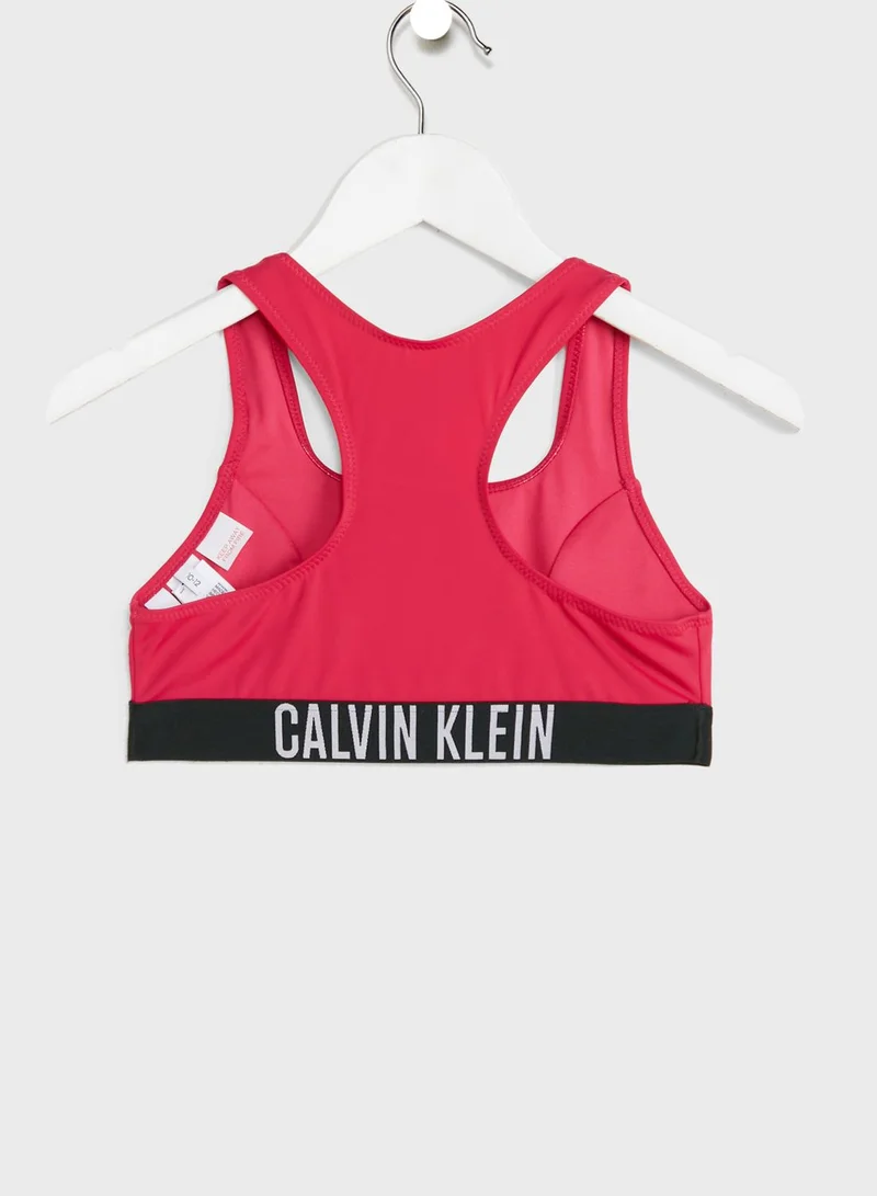 CALVIN KLEIN Youth Bralette Bikini Set