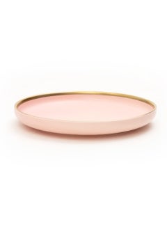 EZ Life EZ Life Pastely 8 Inch Ceramic Small Dinner Plate - Baby Pink - Pack of 2 - Serveware - Dinnerware - Home Kitchen, Tableware, Dining Sets Plate, Ceramic Crockery, Plates  - Image 2