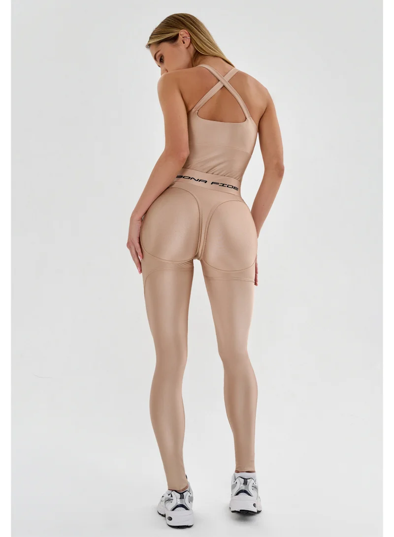 Bona Fide Extra Push-up Juicy Nude Bona Fide Lifting Leggings for Women - Scrunch Leggings High Waisted Tummy Control - Gym Workout Yoga Pants for Women | Best Price UAE