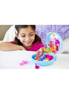 Polly Pocket Dolphin Beach Compact Adventure Theme With Micro Polly & Mermaid Doll 5 Reveals & 12 Accessories Pop & Swap Feature Great Gift For Ages 4 Years Old & Up  - Image 3