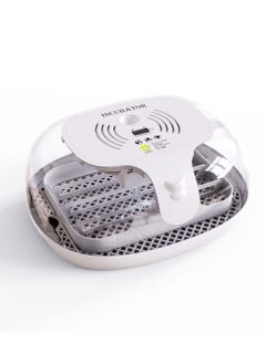 Egg Incubator for Hatching with Automatic Egg Turning Led Egg Test Lamp Clear Lid Easy to Wash 16 Eggs Poultry Hatcher Farm Bird Quail Chicken Poultry Farm Hatcher Turner Incubation Tools