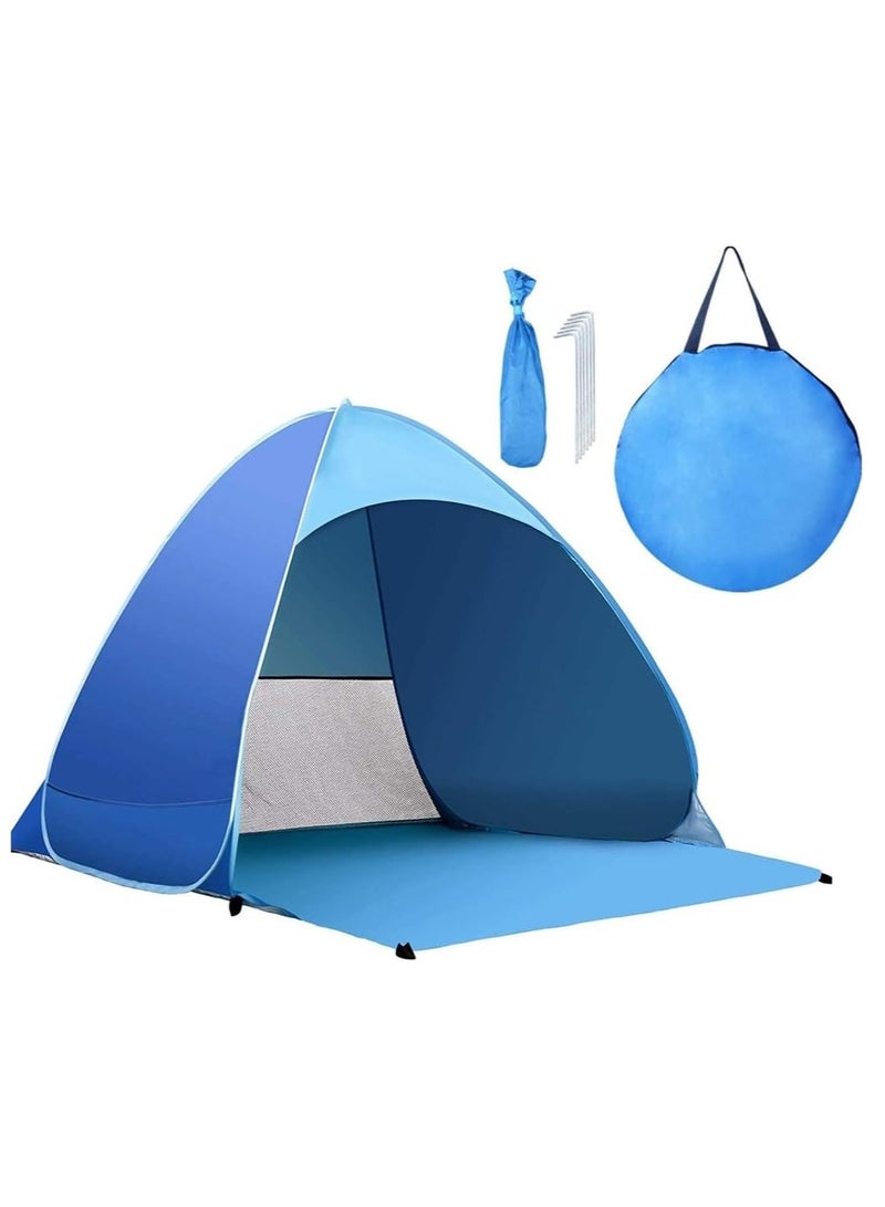 ECVV خيمة شاطئ خارجية محمولة، خيمة شاطئ منبثقة أوتوماتيكية مضادة للأشعة فوق البنفسجية - Image 1