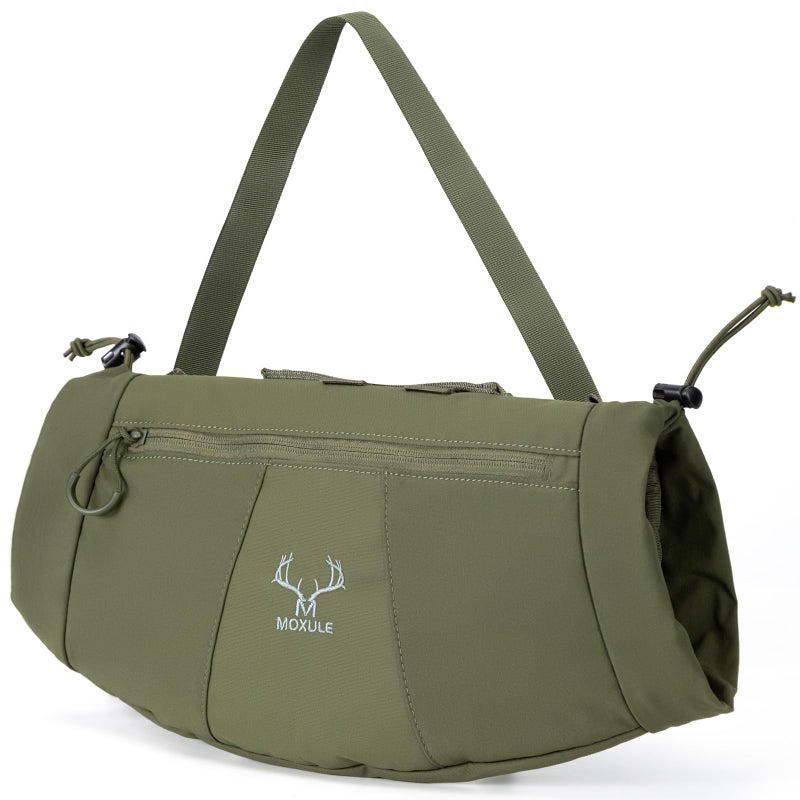 MOXULE Hunting Hand Warmer Muff: Portable Fleece Waist Handwarmer Pouch Insulated Outdoor Gear Cold Weather for Camping, Hiking Green - Image 1