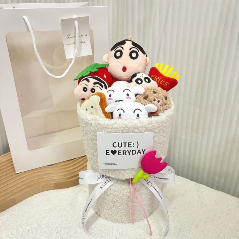 Back-To-School Plush Bouquet Gift For Girlfriend, Creative Stuffed Animal Bouquet, New Year'S And Valentine'S Day Gift - Image 1