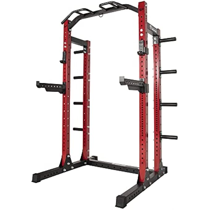rayihni Sf-Ss1 1,000 Pound Capacity 3” X 3” Power Rack Squat Stand, Includes J-Hooks And Safety Spotter Arms, Optional Conversion Kits, Half Conversion Kit Only - Image 3