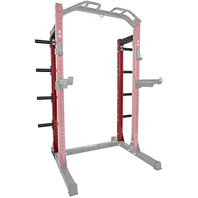 rayihni Sf-Ss1 1,000 Pound Capacity 3” X 3” Power Rack Squat Stand, Includes J-Hooks And Safety Spotter Arms, Optional Conversion Kits, Half Conversion Kit Only - Image 4