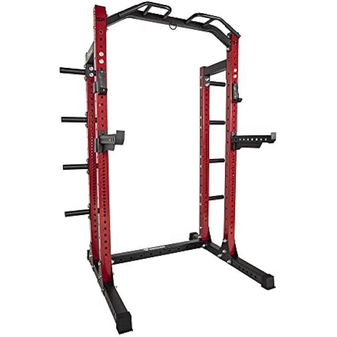 rayihni Sf-Ss1 1,000 Pound Capacity 3” X 3” Power Rack Squat Stand, Includes J-Hooks And Safety Spotter Arms, Optional Conversion Kits, Half Conversion Kit Only - Image 5
