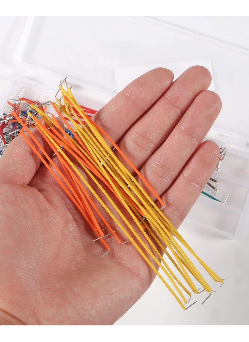 Generic - DIY Electronic Components Kit - Comprehensive Assortment of Capacitors, Resistors, LEDs, and Wires for Circuit Building and Prototyping - Image 1