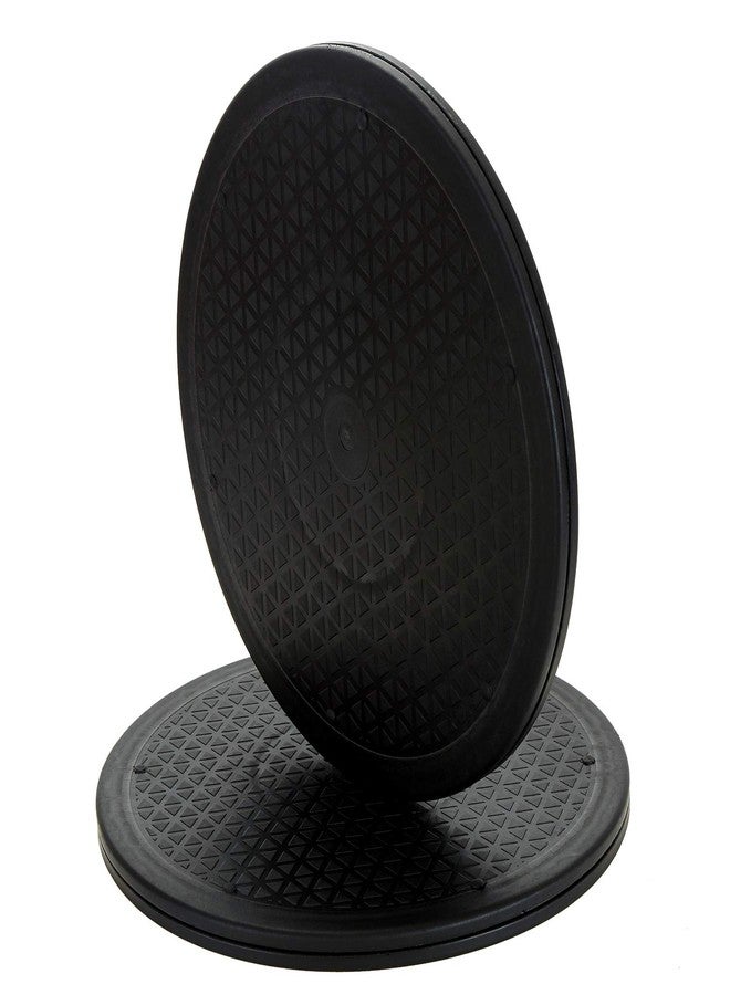 Lawei 2 Pack 12 inch Heavy Duty Rotating Swivel Stand with Steel Ball Bearings - Lazy Susan Turntable for Flat Panel Monitors, TV's, Potted Plants, Stereo Speakers - Image 1